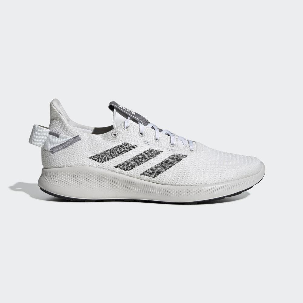 Adidas Men's Sensebounce+ Street Running Shoes White/Black/Grey Ireland G27273